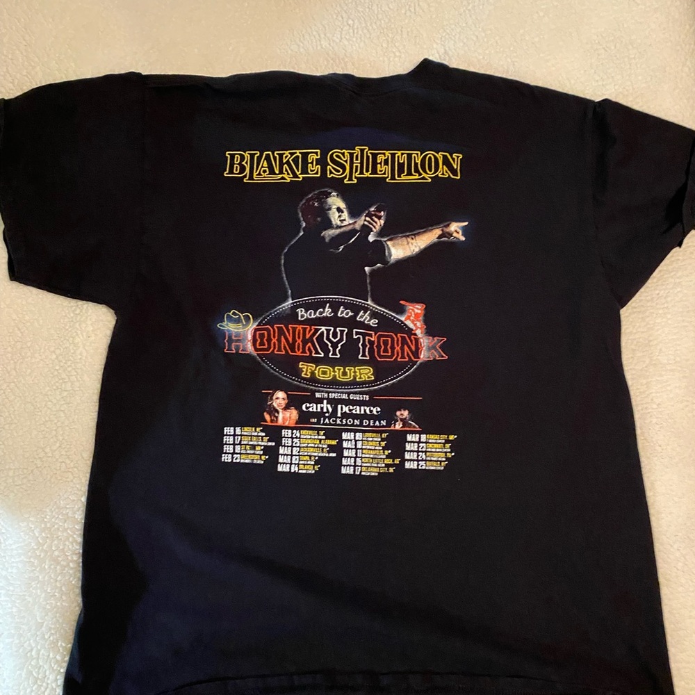 Blake Shelton Back to the Honky Tonk Tour. No tag but looks like an XXL - Picture 3 of 8